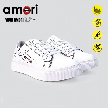 Amori Signature White Sneaker R0221105 (Customization available)
